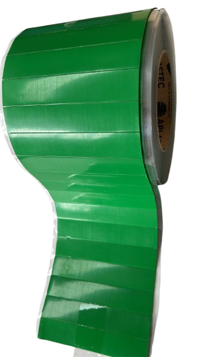 Fita Dupla Face Picotada em Ouro Verde