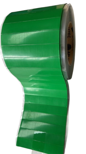 Fita Dupla Face Picotada em Ouro Verde