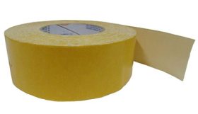 Fita Dupla Face de Tecido em Ouro Fino